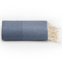 Plaid of  grand foulard katoen - Denim blauw - 190x300cm