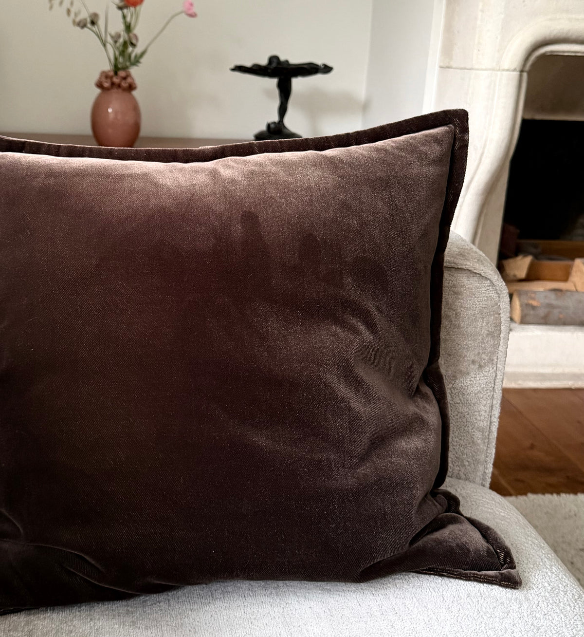 Kussen Opera Bruin - 50x50cm - Velours