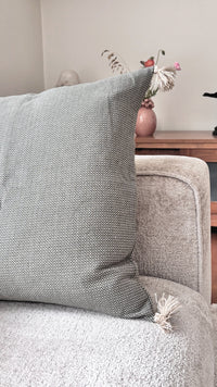 Kussen Pompons - Groen - 55x55cm