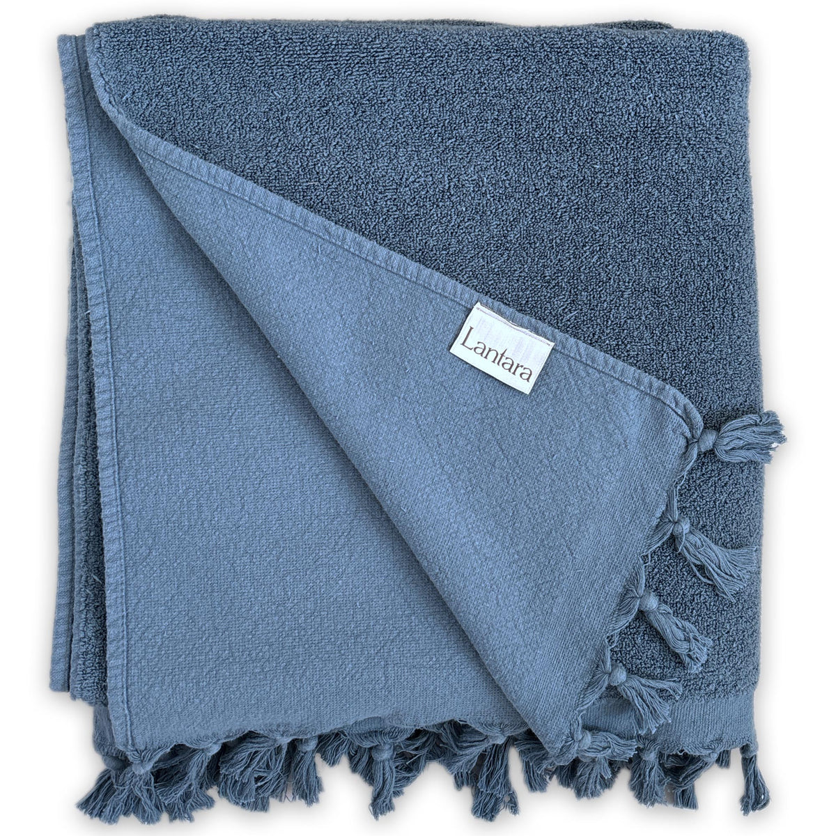 Hammam towel Terry cloth - Blue - 90x190cm