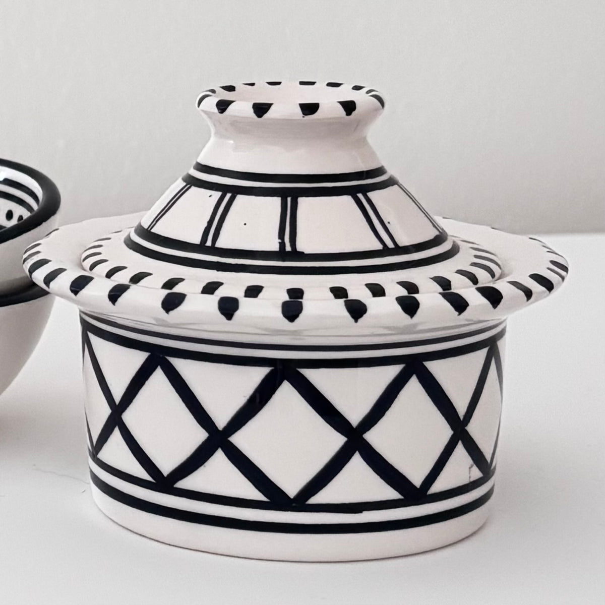 Tajine klein, Zwart Jasmijn