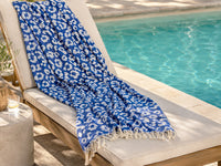 Hamamdoek Panter - Lapis Blauw - 100x200cm