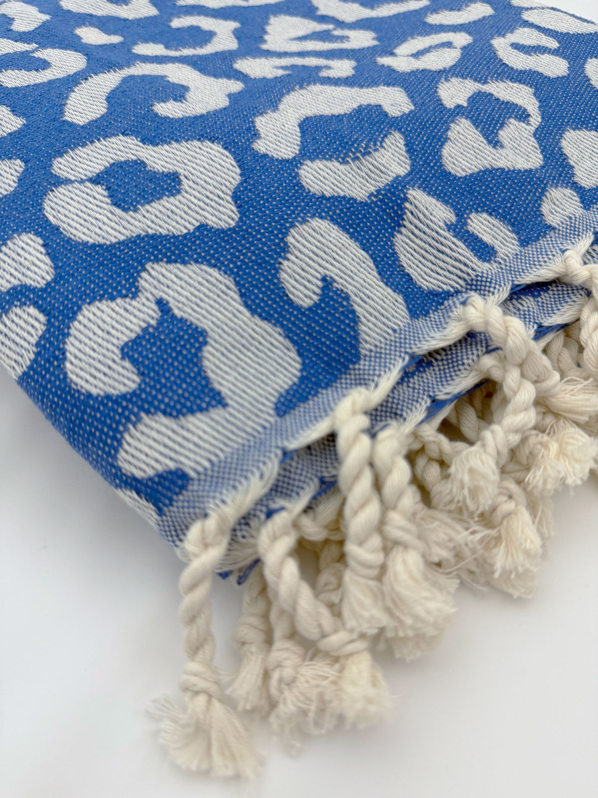 Hamamdoek Panter - Lapis Blauw - 100x200cm