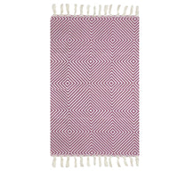 Plaid Oslo Wol Katoen - Rose Bougainville - 120x150cm