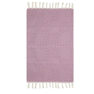 Plaid Oslo Wol Katoen - Rose Bougainville - 120x150cm