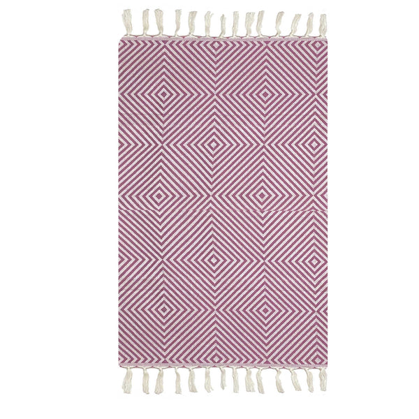 Plaid Oslo Wol Katoen - Rose Bougainville - 120x150cm