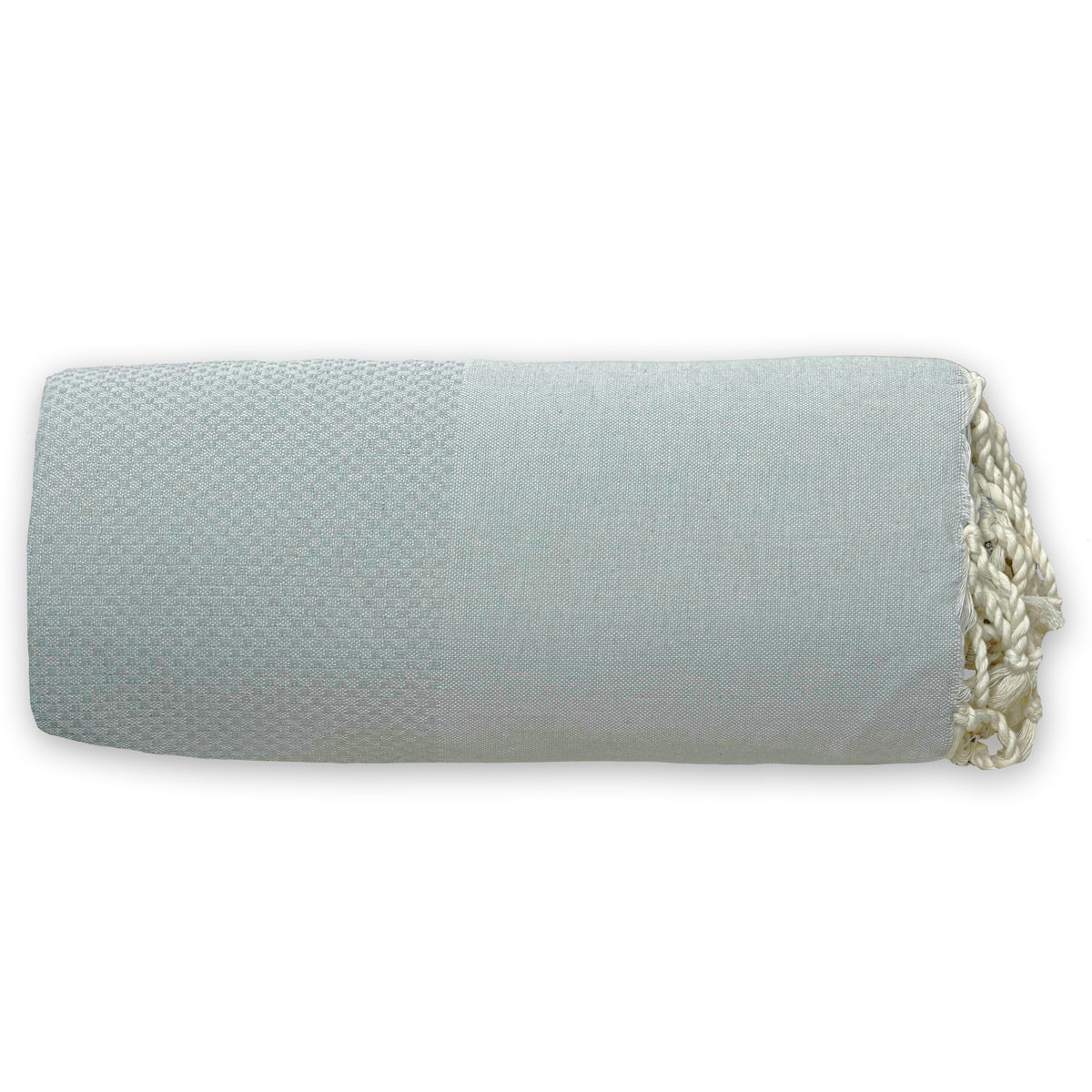 Plaid of grand foulard  Wafel - Celadon Groen 190x300cm