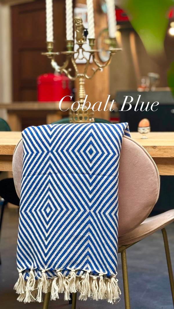 Dekentje Cobalt Blauw