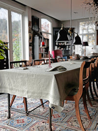 Tablecloth - Cotton - Green mixed - 150x300cm