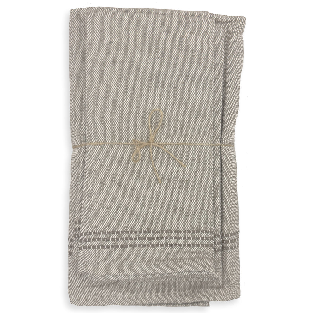 Tafelkleed XS met servetten - Taupe