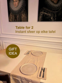 Tafellaken XS met servetten - Oat Meal Naturel