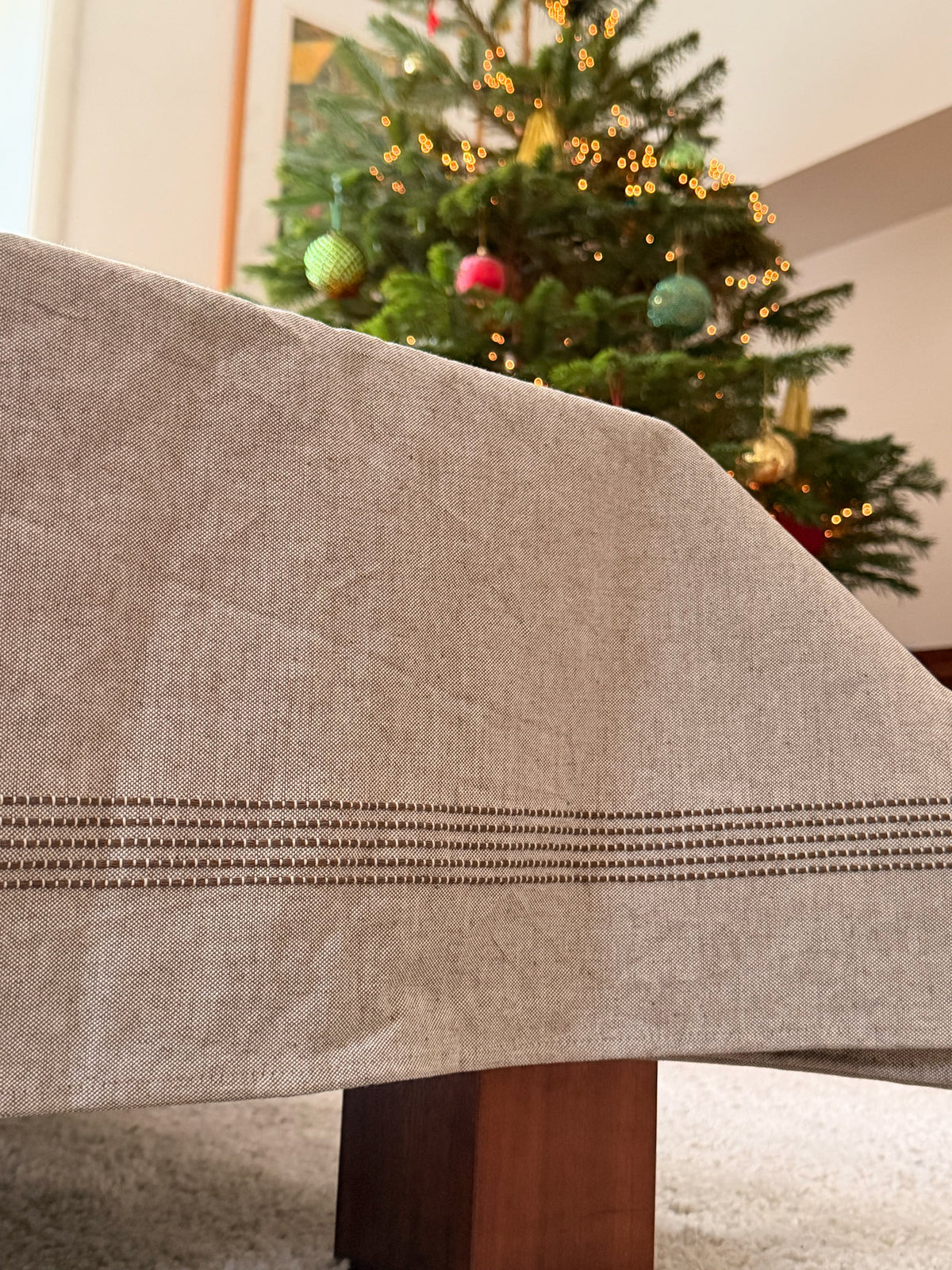 Tafelkleed - Katoen - Marron - 150x300cm