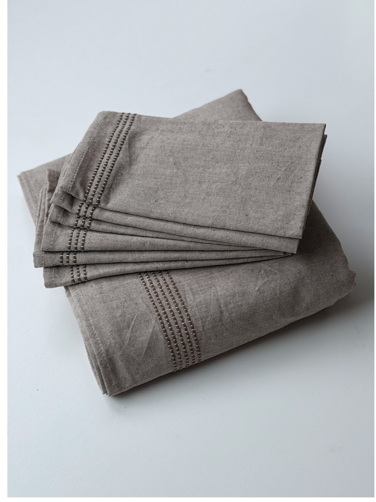 Tafelkleed - Katoen - Marron - 150x300cm