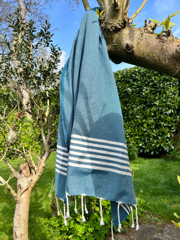 Hamam towel Provence - Petrol Blue - 100x200cm (LANTARA)