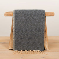 Throw Bedspread Nomade - Charcoal - 230x280cm