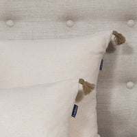 Cushion Pompons - Sand - 30x50cm