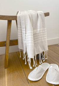 Hamam towel Provence - Sand - 100x200cm