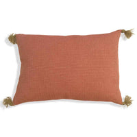 Cushion Pompons - Dark Terracotta - 30x50cm