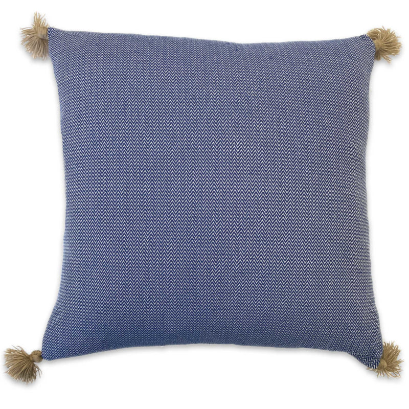 Cushion Pompoms - Blue - 55x55cm