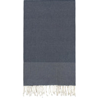 Plaid of grand foulard - Marine Blauw - 190x300cm