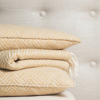 Plaid Blanket Vienna - Beige - 160x250cm - Wool