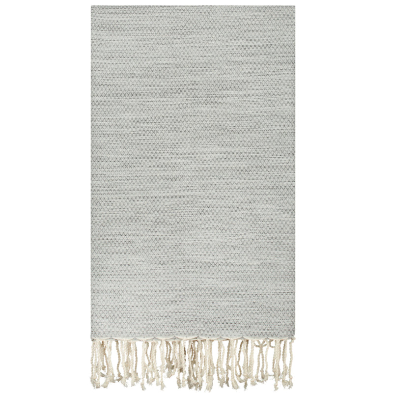 Kariertes oder großes Foulard aus Baumwolle – Ottomane – Grau – 190 x 300 cm